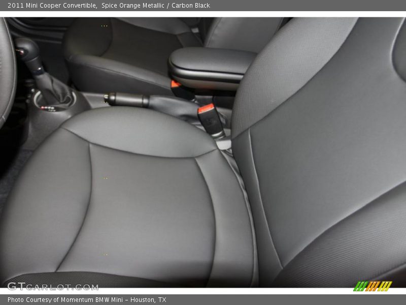 Spice Orange Metallic / Carbon Black 2011 Mini Cooper Convertible