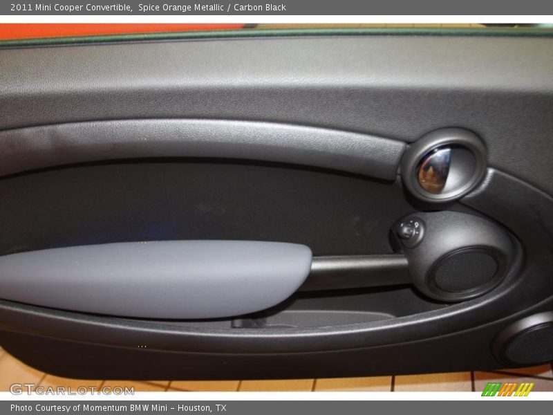 Spice Orange Metallic / Carbon Black 2011 Mini Cooper Convertible