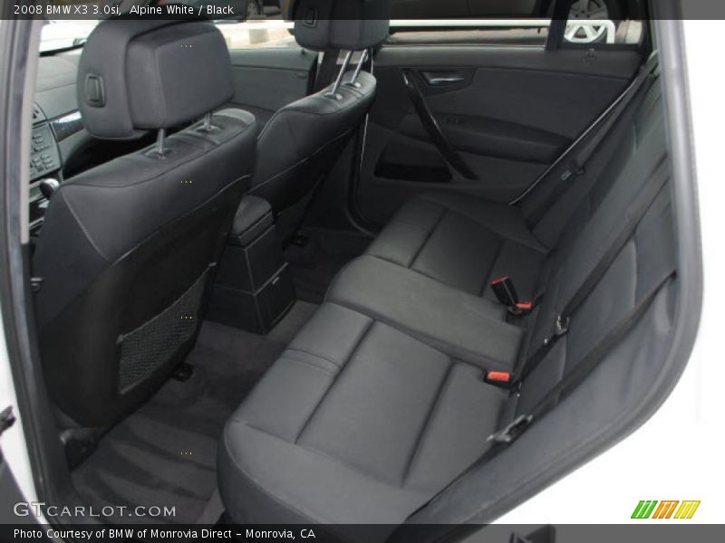 Alpine White / Black 2008 BMW X3 3.0si