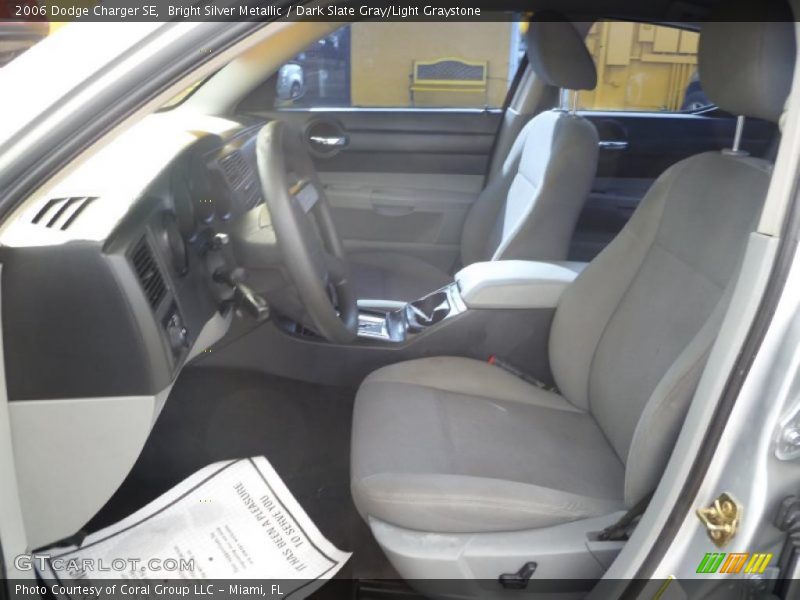 Bright Silver Metallic / Dark Slate Gray/Light Graystone 2006 Dodge Charger SE