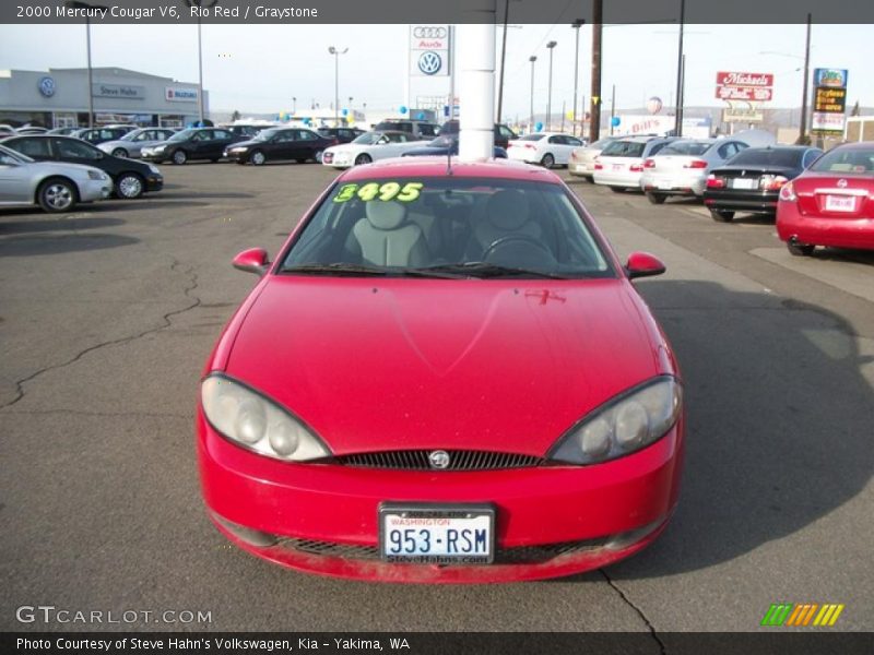 Rio Red / Graystone 2000 Mercury Cougar V6