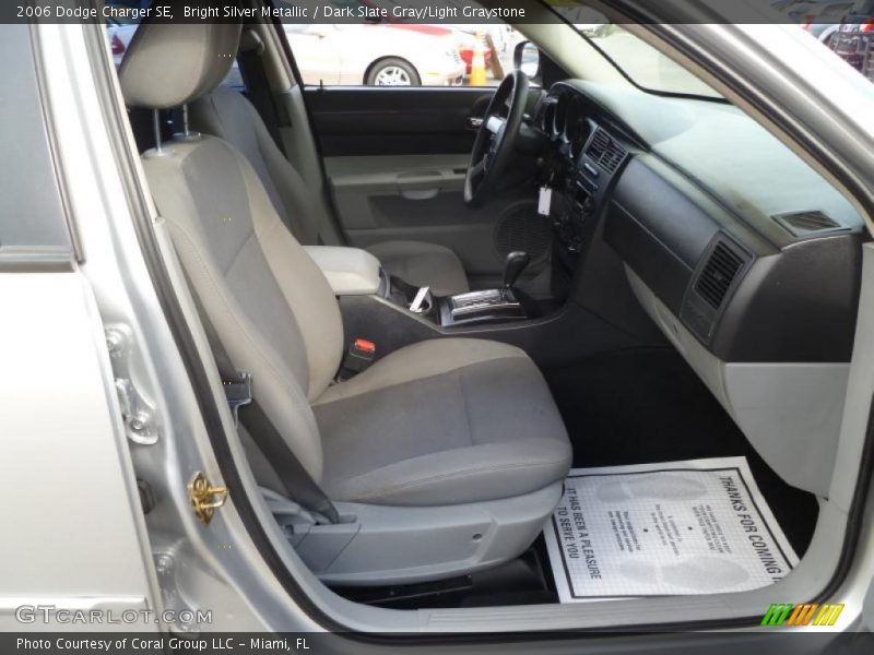 Bright Silver Metallic / Dark Slate Gray/Light Graystone 2006 Dodge Charger SE