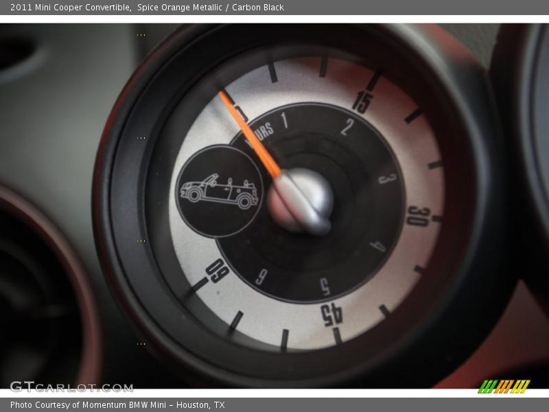 Spice Orange Metallic / Carbon Black 2011 Mini Cooper Convertible