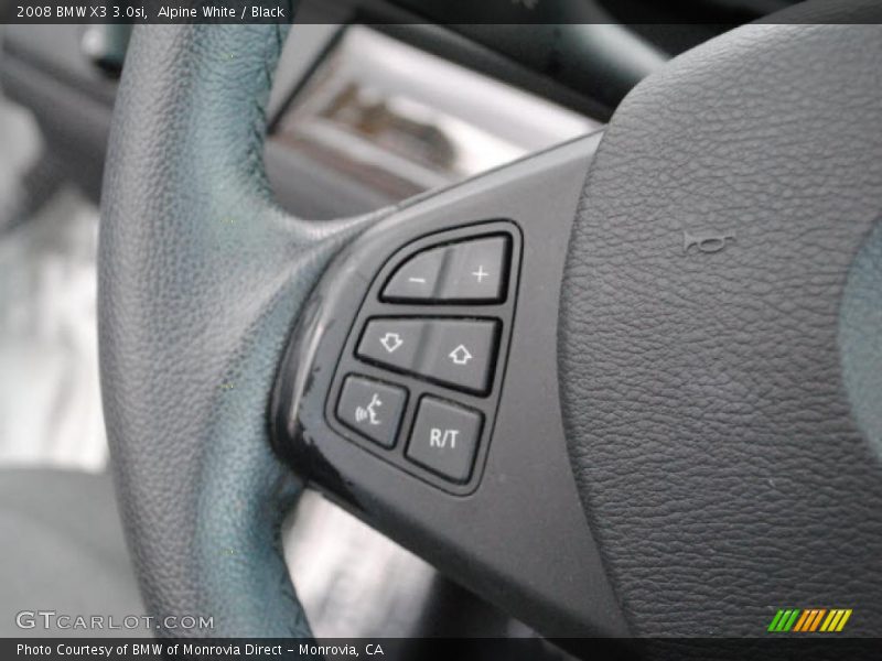 Alpine White / Black 2008 BMW X3 3.0si