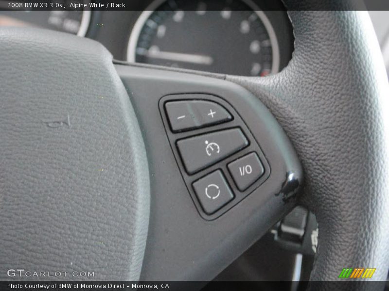 Alpine White / Black 2008 BMW X3 3.0si