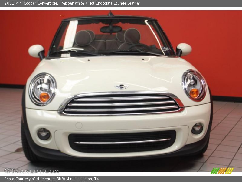 Pepper White / Hot Chocolate Lounge Leather 2011 Mini Cooper Convertible