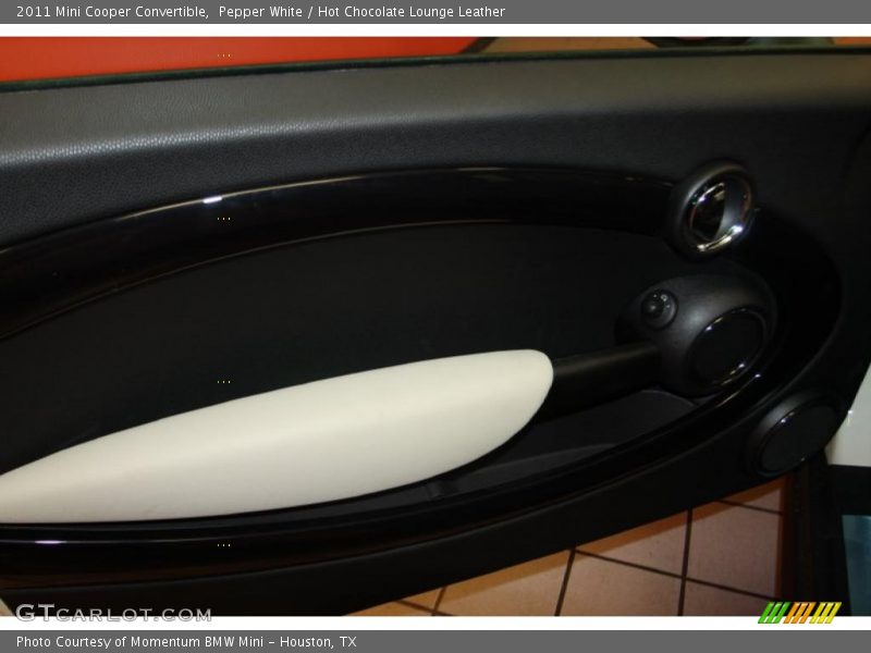 Pepper White / Hot Chocolate Lounge Leather 2011 Mini Cooper Convertible