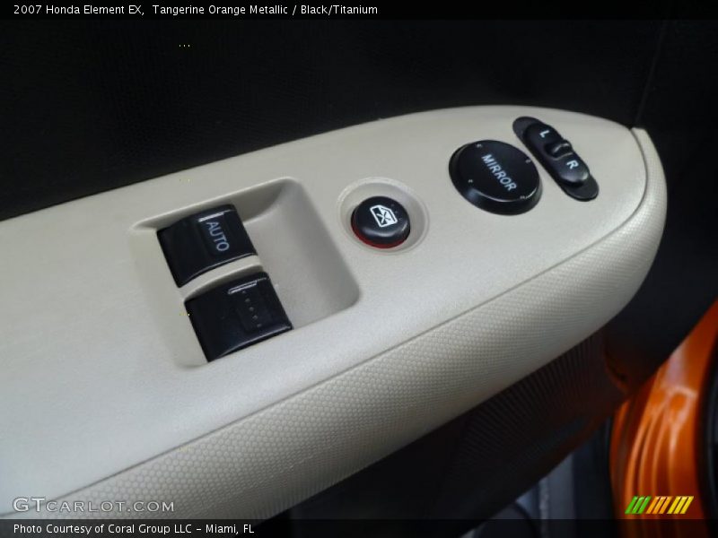 Tangerine Orange Metallic / Black/Titanium 2007 Honda Element EX