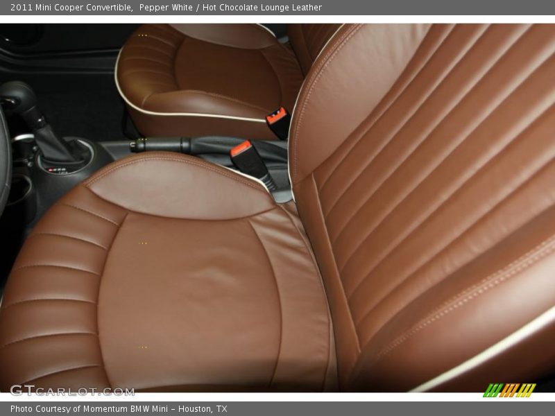 Pepper White / Hot Chocolate Lounge Leather 2011 Mini Cooper Convertible