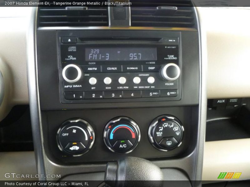 Tangerine Orange Metallic / Black/Titanium 2007 Honda Element EX