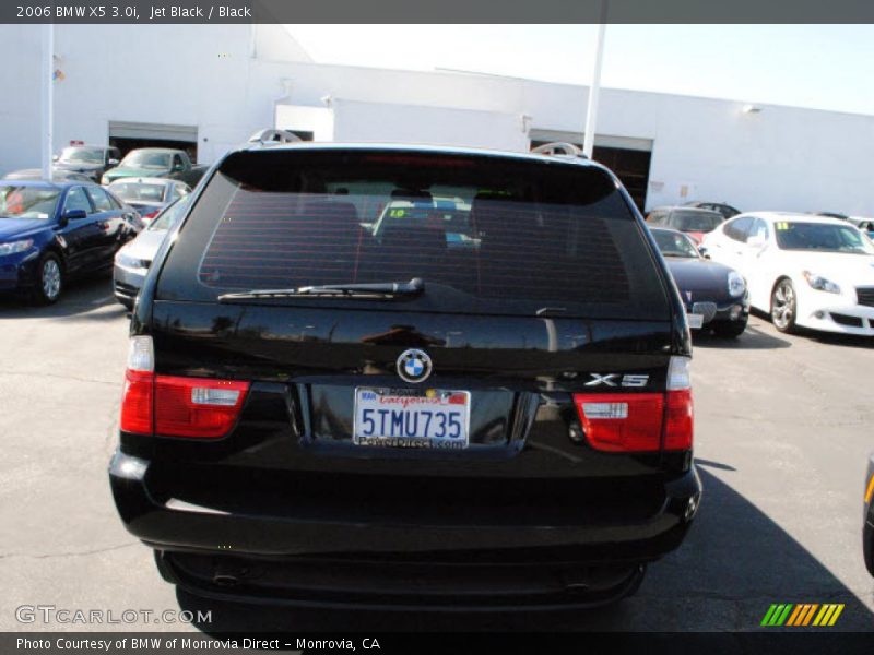 Jet Black / Black 2006 BMW X5 3.0i