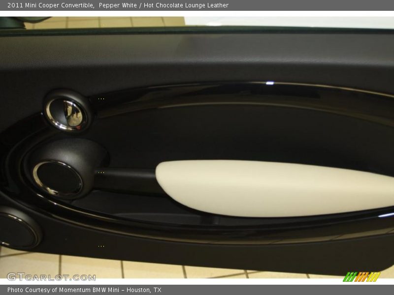 Pepper White / Hot Chocolate Lounge Leather 2011 Mini Cooper Convertible