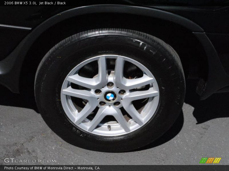 Jet Black / Black 2006 BMW X5 3.0i