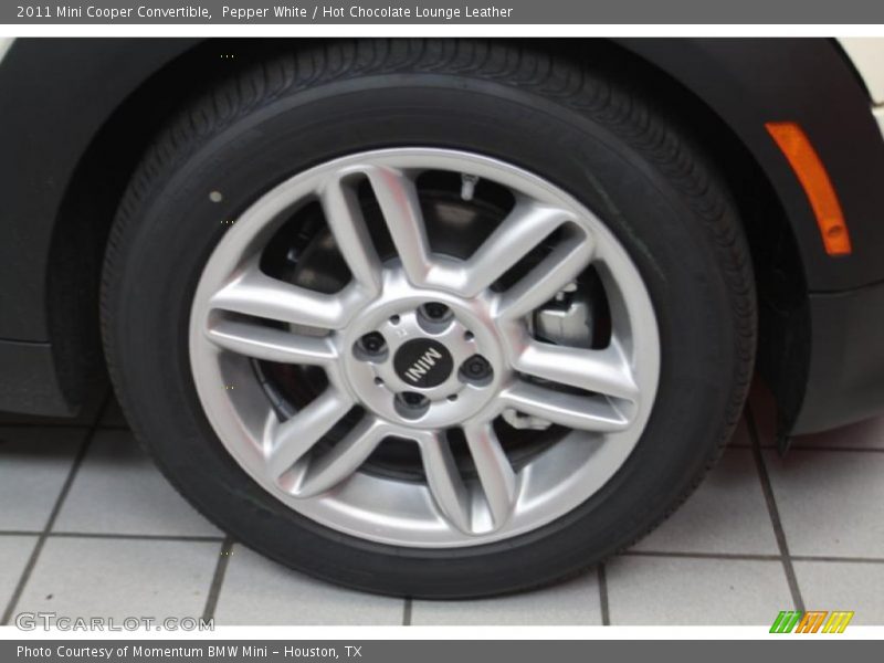 Pepper White / Hot Chocolate Lounge Leather 2011 Mini Cooper Convertible