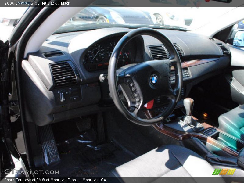 Jet Black / Black 2006 BMW X5 3.0i