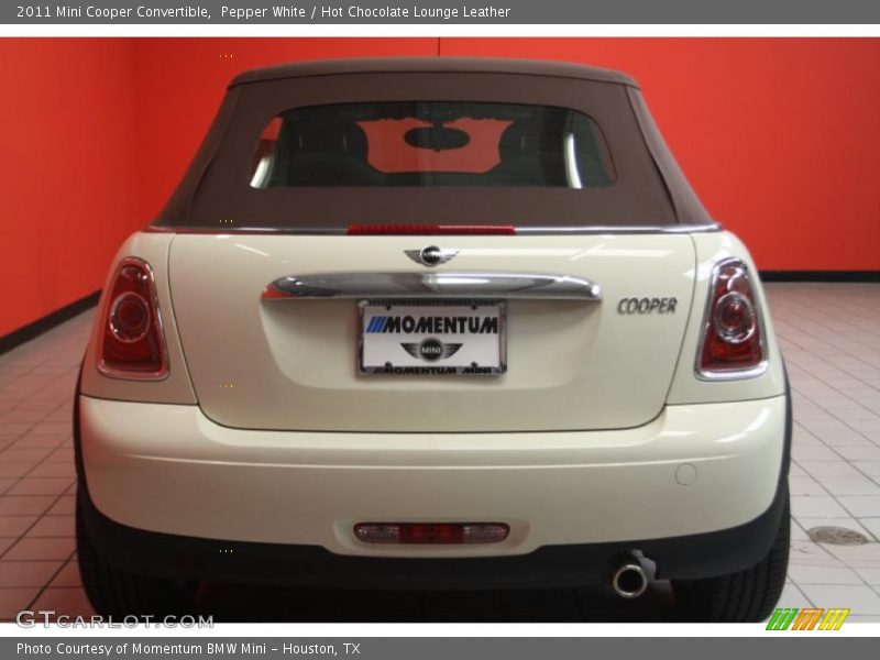 Pepper White / Hot Chocolate Lounge Leather 2011 Mini Cooper Convertible
