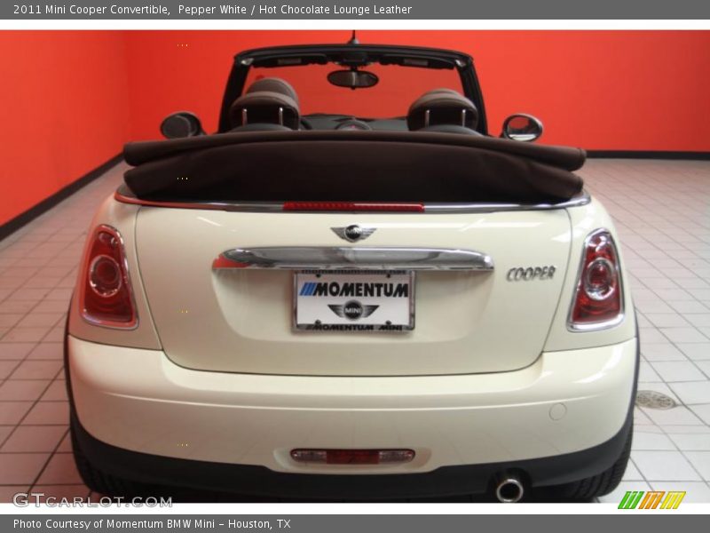 Pepper White / Hot Chocolate Lounge Leather 2011 Mini Cooper Convertible
