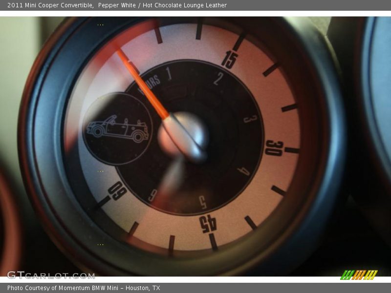 Pepper White / Hot Chocolate Lounge Leather 2011 Mini Cooper Convertible