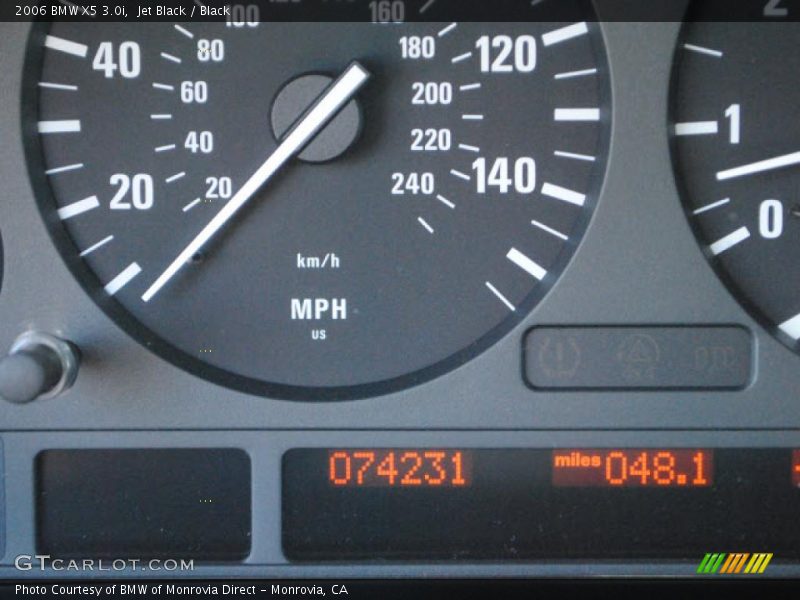 Jet Black / Black 2006 BMW X5 3.0i