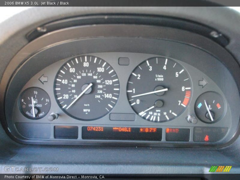 Jet Black / Black 2006 BMW X5 3.0i