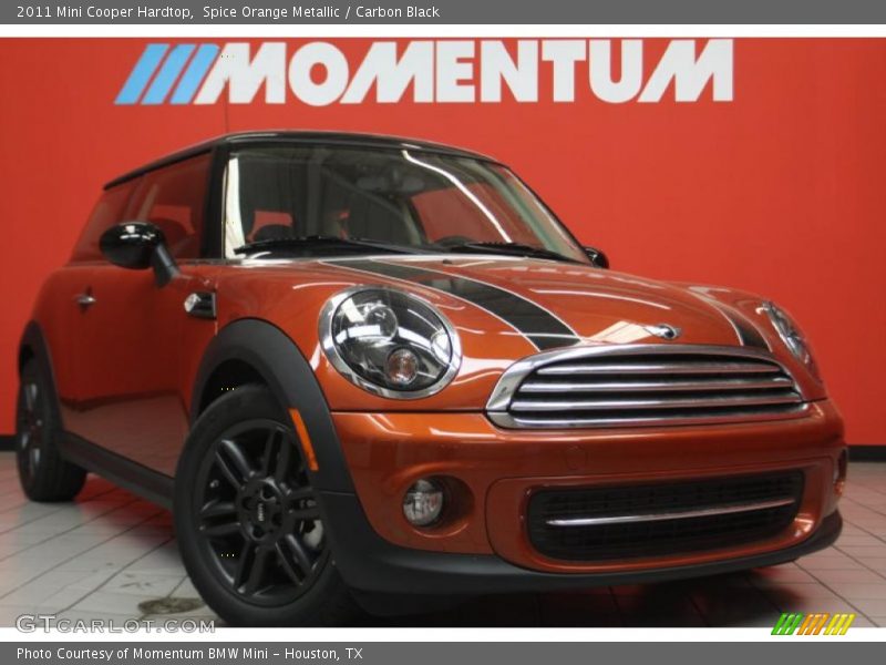 Spice Orange Metallic / Carbon Black 2011 Mini Cooper Hardtop