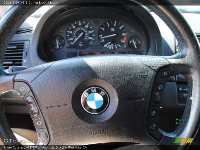 Jet Black / Black 2006 BMW X5 3.0i