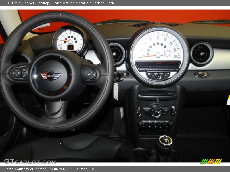 Spice Orange Metallic / Carbon Black 2011 Mini Cooper Hardtop