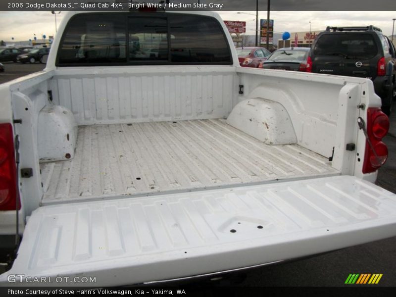 Bright White / Medium Slate Gray 2006 Dodge Dakota SLT Quad Cab 4x4