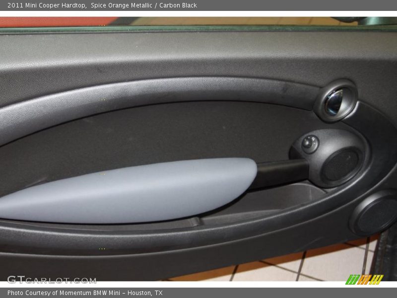 Spice Orange Metallic / Carbon Black 2011 Mini Cooper Hardtop