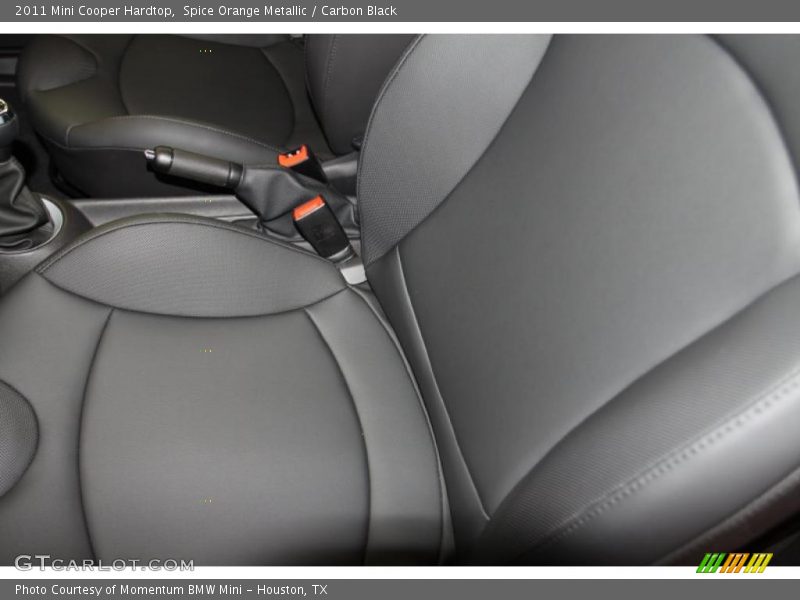 Spice Orange Metallic / Carbon Black 2011 Mini Cooper Hardtop