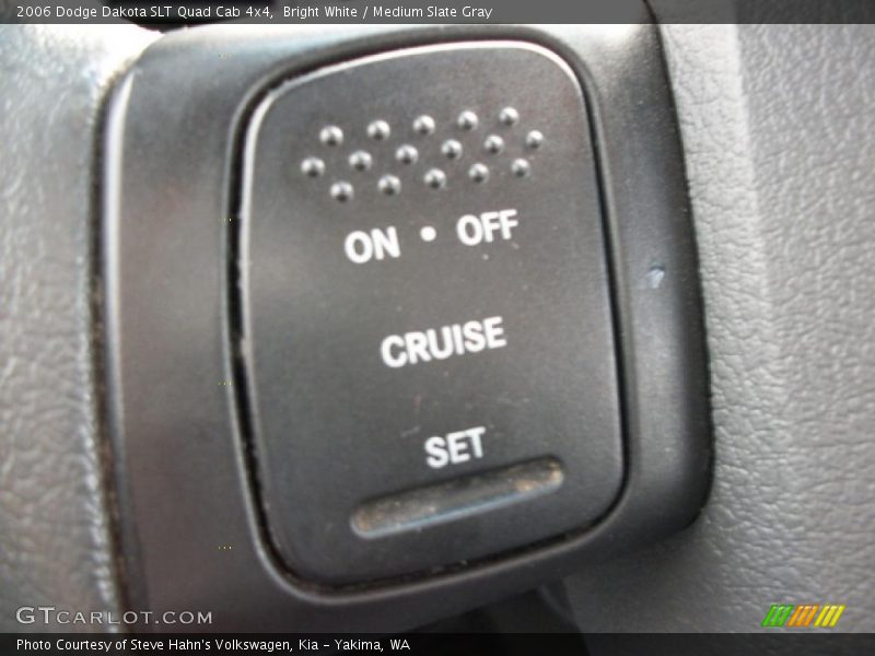 Bright White / Medium Slate Gray 2006 Dodge Dakota SLT Quad Cab 4x4