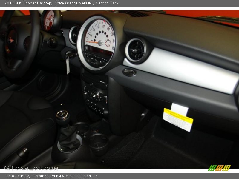 Spice Orange Metallic / Carbon Black 2011 Mini Cooper Hardtop
