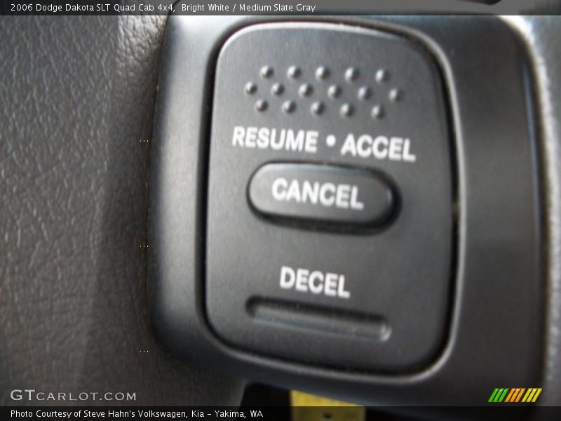 Bright White / Medium Slate Gray 2006 Dodge Dakota SLT Quad Cab 4x4