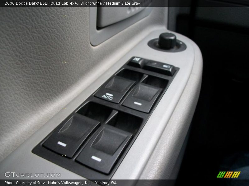 Bright White / Medium Slate Gray 2006 Dodge Dakota SLT Quad Cab 4x4