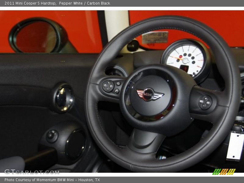 Pepper White / Carbon Black 2011 Mini Cooper S Hardtop