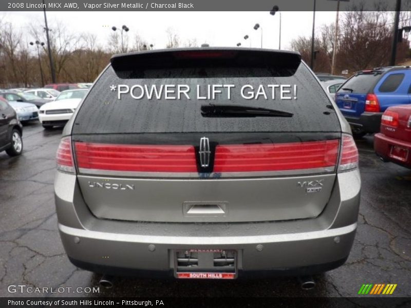 Vapor Silver Metallic / Charcoal Black 2008 Lincoln MKX AWD