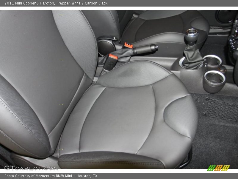 Pepper White / Carbon Black 2011 Mini Cooper S Hardtop