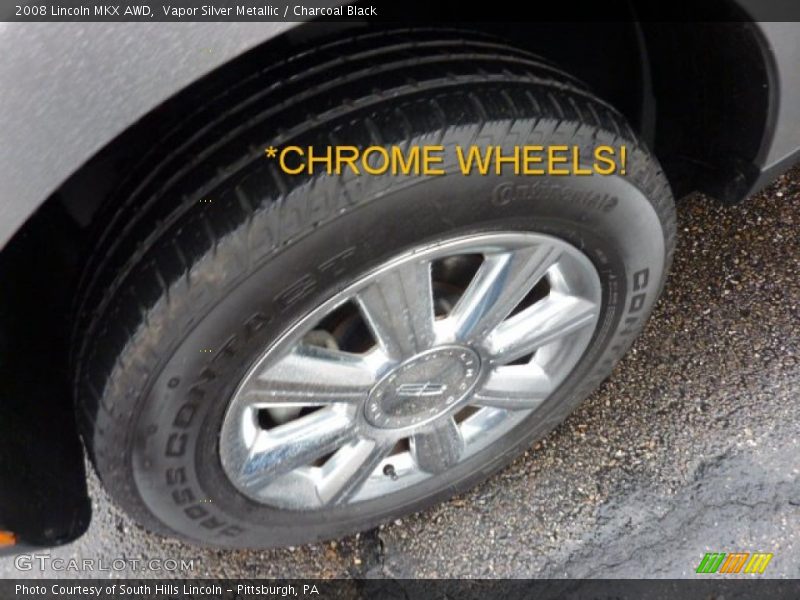 Vapor Silver Metallic / Charcoal Black 2008 Lincoln MKX AWD
