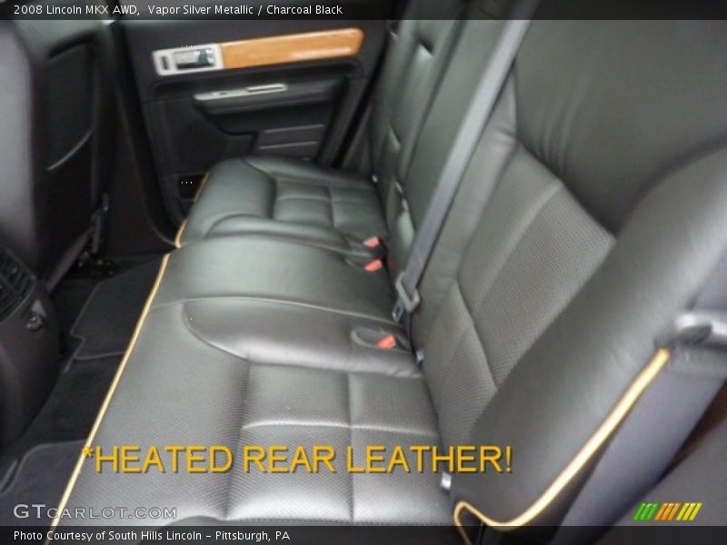 Vapor Silver Metallic / Charcoal Black 2008 Lincoln MKX AWD