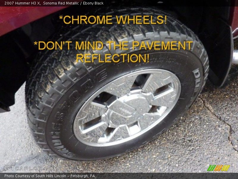 Sonoma Red Metallic / Ebony Black 2007 Hummer H3 X