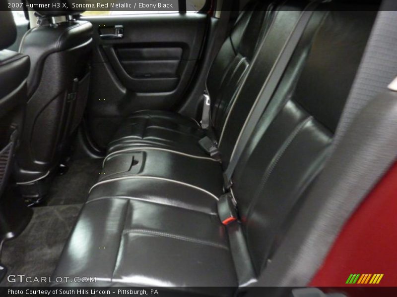 Sonoma Red Metallic / Ebony Black 2007 Hummer H3 X