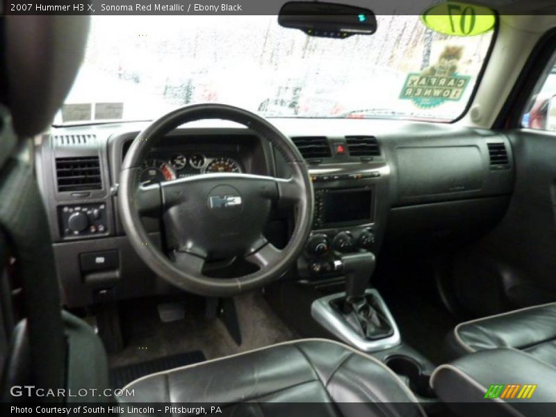 Sonoma Red Metallic / Ebony Black 2007 Hummer H3 X
