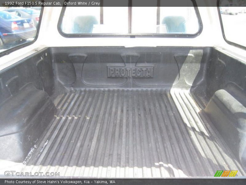 Oxford White / Grey 1992 Ford F150 S Regular Cab