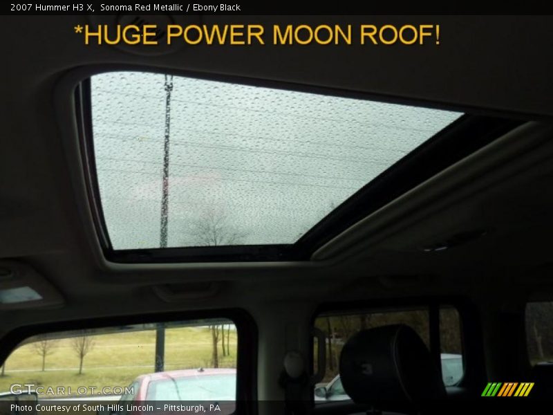 Sonoma Red Metallic / Ebony Black 2007 Hummer H3 X