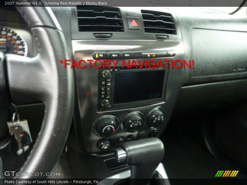 Sonoma Red Metallic / Ebony Black 2007 Hummer H3 X