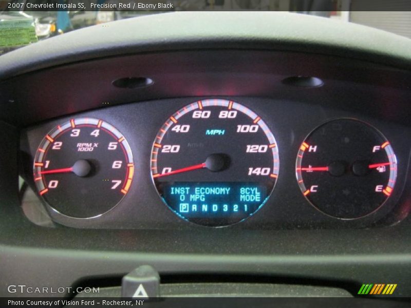 Precision Red / Ebony Black 2007 Chevrolet Impala SS