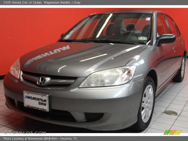 Magnesium Metallic / Gray 2005 Honda Civic LX Sedan