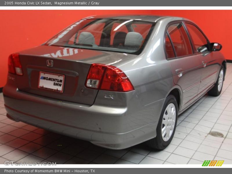 Magnesium Metallic / Gray 2005 Honda Civic LX Sedan