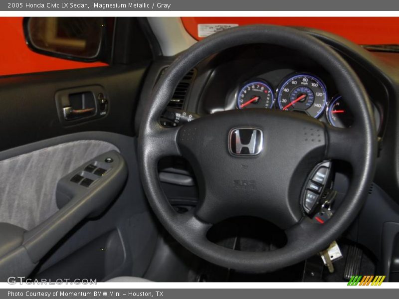 Magnesium Metallic / Gray 2005 Honda Civic LX Sedan
