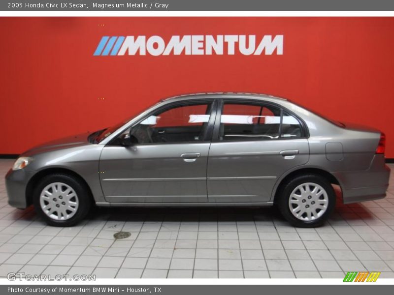 Magnesium Metallic / Gray 2005 Honda Civic LX Sedan